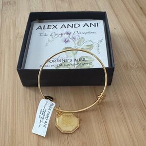 Alex and Ani Gold Charm Bracelet